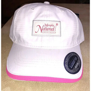 PGA Memphis National 2023 Golf Hat White Teal New Ahead Ladies Cut Kate Lord